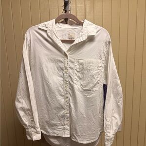 a new day Crisp White Button Down Shirt